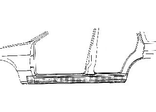 VAN WEZEL 5888104 -  Накладка порога